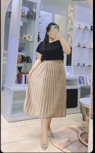 ROK PLISKET BLUDRU VELVET 7/8 PREMIUM / BISA COD ROK PLISKET BLUDRU PENDEK