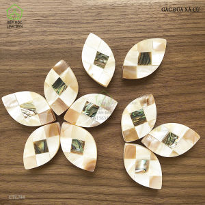 [FREESHIP MAX]Gác đũa xà cừ cẩn bào ngư kiểu dáng độc đáo_Bộ 10 chiếc [CTL744]