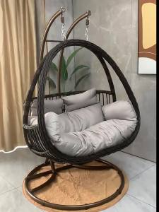 Hanging chair indoor swing balcony double rattan rocking chair birds nest hanging chair courtyard outdoor leisure household