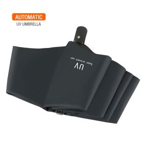 24 Ribs Automatic Umbrella High Quality Portable Foldable Umbrella Windproof  UP50+UV Protection Umbrella Large Reinforced Umbrella24骨折叠雨伞