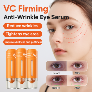 Vitamin C Eye Serum Dark Circle Remover Anti Puffiness Fast Absorbing 72H Hydration Anti Aging Eye Cream Firming Brightening