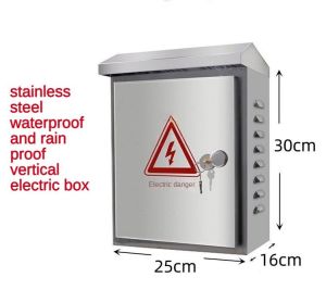 stainless steel distribution box outdoor rain-proof high-voltage wiring box control landing cabinet monitoring hoop box customized