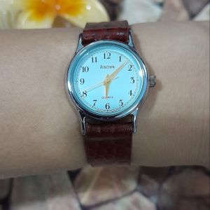 Đồng hồ nữ Junction dây da có lịch size 25mm second hand đã qua sử dụng