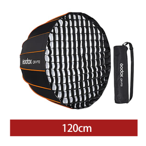 Godox QR-P70นุ่มลึกแบบพาราโบลา QR-P120 120ซม. QR-P90 70ซม. สำหรับติดตั้งแฟลชสตูดิโอ