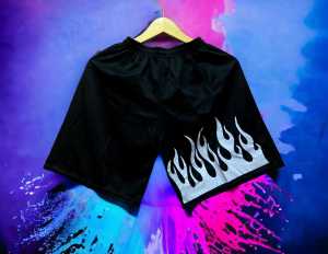 TURUN HARGAPROMO SEMURAH-MURAHNYA !!!! 40RB DAPAT 5 CELANA PENDEK DISTRO BLACK ON FIRE PRIA DEWASA / CELANA SANTAI MOTIF API SIZE S - XXL BAYAR DI TEMPAT COD