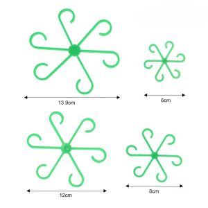 20Pcs Plant Stem Support Holder Alocasia Monstera Leaf Supports Holder Vine Growth Climbing Fixing Clips Garden Plant Tools