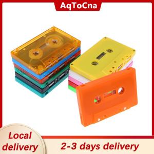 [COD] AqToCna Ship within 24 hours 1Pc Color Blank Tape Case Audio Magnetic Audio Recording Cassette Tape Shell Empty Reel To Reel Cassette(no Tape Core)