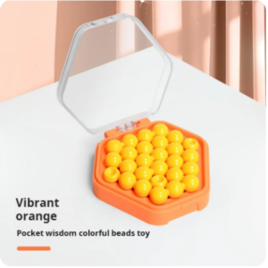 [ READY STOCK ] Mini Bead Board Game Pocket Puzzle Beads Puzzle Maze Toys Wisdom Match Bead Puzzle Board Game Toy