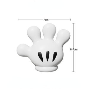 【Nuxer】ชั้นวางแปรงสีฟัน ลายการ์ตูนมิกกี้ ไม่ทิ้งรอยที่ประตู ไม่ต้องเจาะผนัง