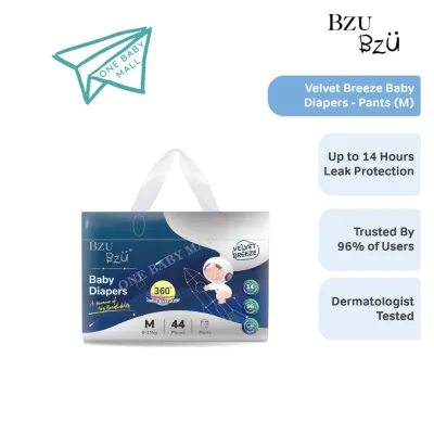 One Baby Mall BZU BZU VelvetBreeze Baby Diapers Pants M/L/XL/XXL