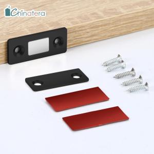 [Chinatera] 2pcs Strong Magnetic Cabinet Catch Hidden Door Magnet Catch Closet Cupboard Magnetic Door Stop with Sticker Screw