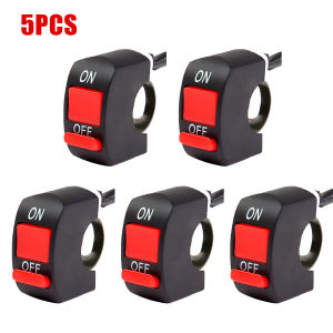 [wholesale]10PCS Motorcycle Universal Handlebar Control Switch Motorcycle Handlebar Fog Light Switch ON-Off Button Switch DC12V
