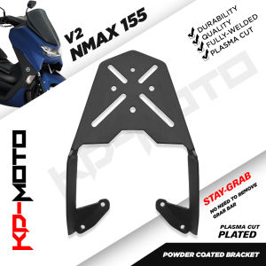 YAMAHA NMAX V2 STAY GRAB / TOPBOX BRACKET / MOTORCYCLE ACCESSORIES / BLACK POWDER COATED / HEAVY DUTY / ORIGINAL / NMAX