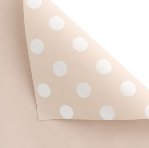 20 LEMBAR Flower Wrapping Polkadot Cellophane Kertas Buket Bunga KB11