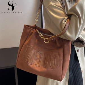 Stellafashion1991 1013 Japanese Woman Tote bag With Zipper Large Capacity Chain Shoulder Bags For Women