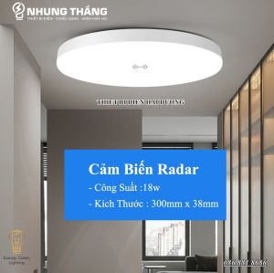 Đèn LED Ốp Trần Tràn Viền Vô Cực CB-S20 - Cảm Biến Chuyển Động Radar - Decor Trang Trí Phòng Khách Hành LangBan Công - Bảo Hành 1 Năm - CÓ VIDEO