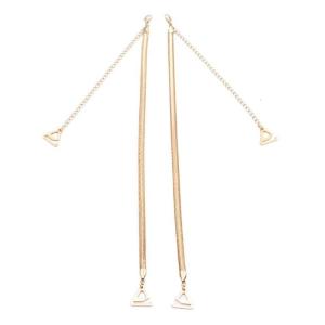 Bras Straps Metal Snake Bone Shoulder Strap Chain for FestivalUnderwearBridal Wedding Dress Lingerie Accessories