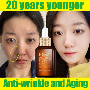 Hexamine peptide stock solution Anti-wrinkle products Anti-Aging Cream Collagen Essence Anti-Aging Remove Wrinkles Firming Whitening Repairing Serum Gold Tense Moisture Essence Hyaluronic Acid Serum Anti-wrinkle Nicotinamide Liquid Skin Care