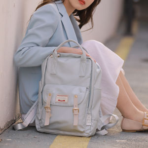 MINGKE Laptop Bag 13 14 15.6 Inch Backpack for Women Preppy Water Resistant Shockproof Casual Student
