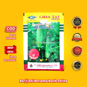 BENIH TIMUN HIBRIDA F1 - HERCULES - 25 gram - Cap Kapal Terbang - benih sayuran harmoni plus lumintu