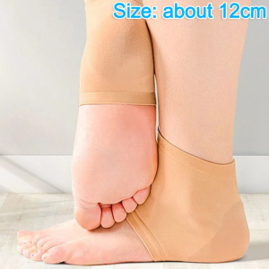 Plantar Fasciitis Heel Pads Foot Rear Protective Cover Non-slip Shoe Pad Foot Sole Anti Cracking Inserts Elastic Heel Protector
