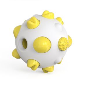 CHIC HUT Wear Resistant Pet Toy Ball TPR Bite Resistant Dog Training Toy Pet Supplies Non-slip Pet Teeth Cleaning Ball Teeth Grinding