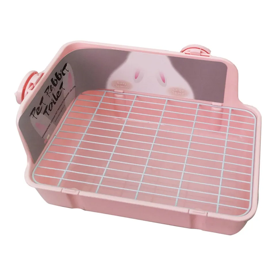 Aimishion Rabbit Litter Box Potty Trainer Poop Tray Stable Easy to