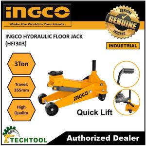 INGCO HYDRAULIC GARAGE FLOOR JACK 3TON (HFJ303)