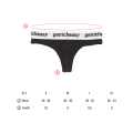 Women's Thongs Black. 