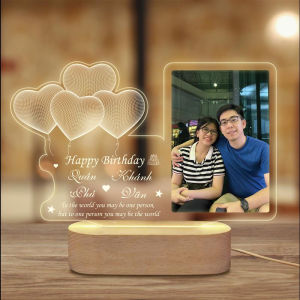 Đèn ngủ led 3d in hình kỉ niệm - Quà tặng ý nghĩa giành tặng bạn bè và người thân