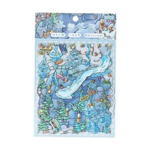 Creatively Four Season Dimensionality Sticker For Planners School Supplies Kids Crafts Thick PET Material No Toxic Design