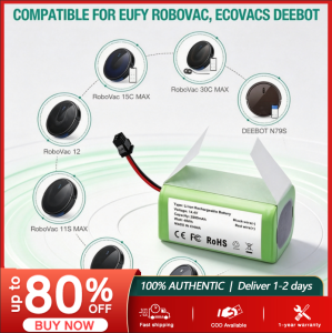 【COD- 24-hour Delivery 】14.4V 2800mAh 6800mAh lithium battery original battery sweeping robot battery compatible for eufy robovac ecovacs deebot