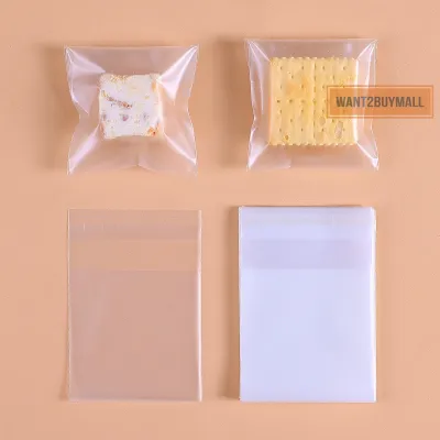 100pcs Monster Candy Cookies Opp Plastic Bag Packaging Birthday Party Door Gift Self Adhesive Plastik Beg Berpelekat