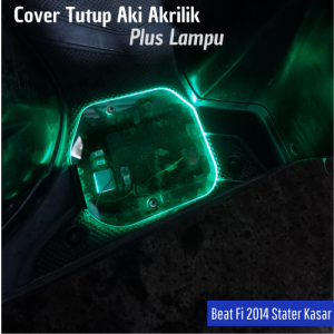 Tutup aki akrilik beat fi stater kasar 2013-2014 bening transparan