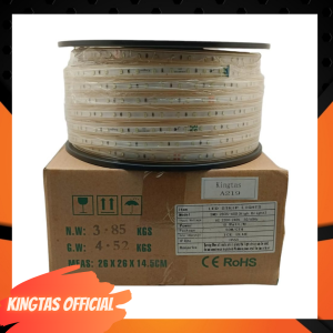 KINGTAS STRIP 2835 IP68 220V 60LP- 50M/ROLL ICE BLUE