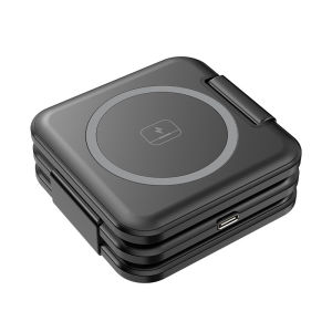 Magsafe Folding Magnetic 3-in-1 Wireless Charging Stand Multifunction Portable mobile phone fast charging stand