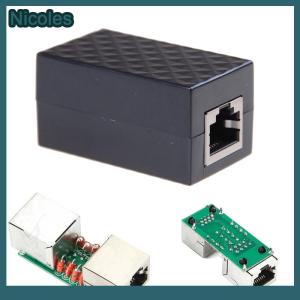 [Nicoles] RJ-45 Arrester Adapter Ethernet Surge Protector Network Protect Tool