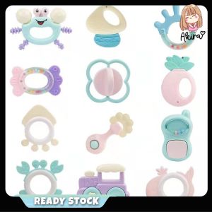 Soft Rubber Baby Teether Playset for New-born & Infant Baby Toys-婴儿1岁磨牙玩具
