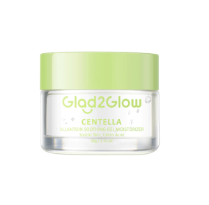 🩷JAYA🩷 Glad2Glow Centella Soothing Moisturizer Gel Cica Pelembab Wajah 100g Cooling Berjerawat hijau glad glow mois salicylic acid j2j hydrating moist g2g moisturizer kulit berminyak glow2glow calming yang besar krim jerawat