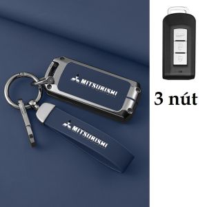 Vỏ Ốp Chìa Khóa Xpander Xforce Outlander Triton Pajero Sport – Hợp Kim Phối Da Cao Cấp