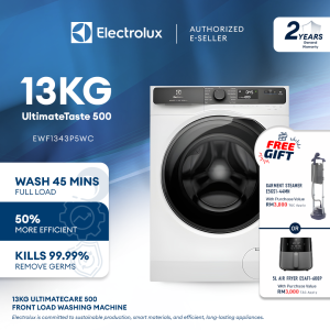 [INSTALLATION PROVIDED] Electrolux 13kg Front Load Washing Machine UltimateCare 500 EWF1343P5WC
