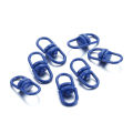 St.kunkka 20pcs 19.25x8.75mm Rotate Candy-Colored Lobster Clasps Hooks Keychain Rings Metal Keychain  Material For Diy Keychain Connectors. 