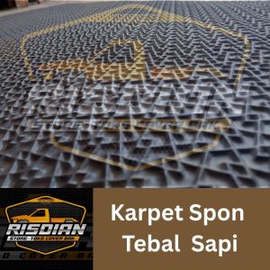 Karpet Sapi Tebal 15 Mm Motif Elegan untuk Kandang sapi dan Serbaguna