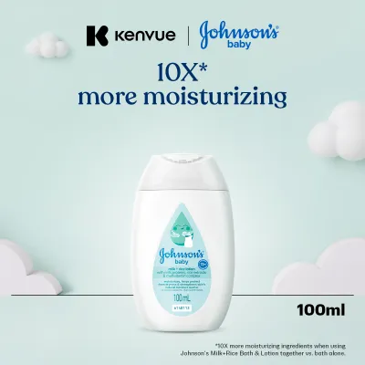 Johnsons Baby Milk + Rice Lotion 100ml