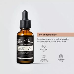 【FDA Approved】3PCS Teashell Whitening Serum 5% Niacinamide & Alpha Arbutin 30ml - Fade Dark Spots Brighte