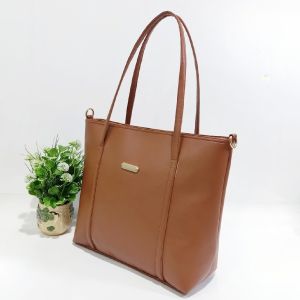 Tas Wanita Totebag Wanita Wennly Besar Kulit Pu Leather Elegan Muat Laptop