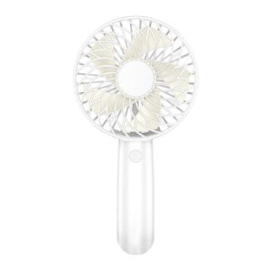 16000 rpm High-Speed Mini Handheld Fan Minimalist 6-Speed Portable Fan with Super Strong AirflowRemovable Battery