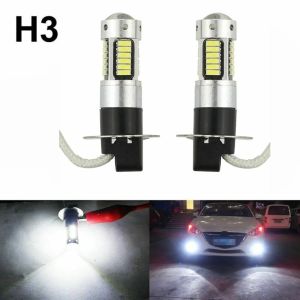 H3 881 880 H1 LED Fog Light Bulb 30SMD 4014 High Brightness 12V 6000K White for Car Front Fog Lamp Replacement