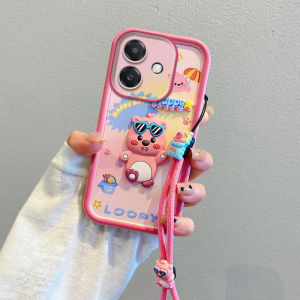 Casing Honor400 Honor 400 Pro Honor400Pro 5G Phone Case New Design Cute Cartoon 3D Kuromi Kirby Patrick Bear Lens Protection Silicone Soft Cover with Lanyard 2025