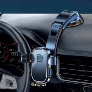 HEXMA ที่วางโทรศัพท์ในรถยนต์ ที่วางโทรศัพท์แบบดูดถ้วย ที่วาง GPS แบบปรับได้หลายมุมสำหรับโทรศัพท์มือถือ 4.7-7.0 นิ้ว